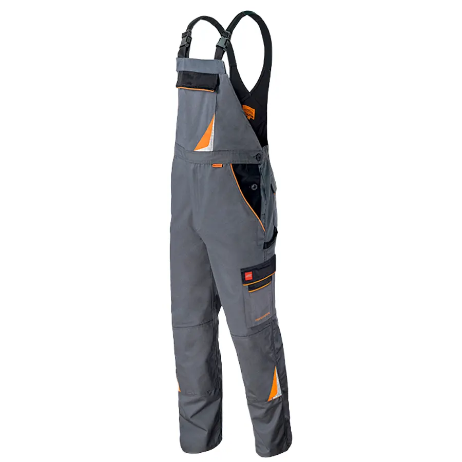 PROFESSIONAL Grey Munkaruha - Kantáros Munkásnadrág, szürke/fekete