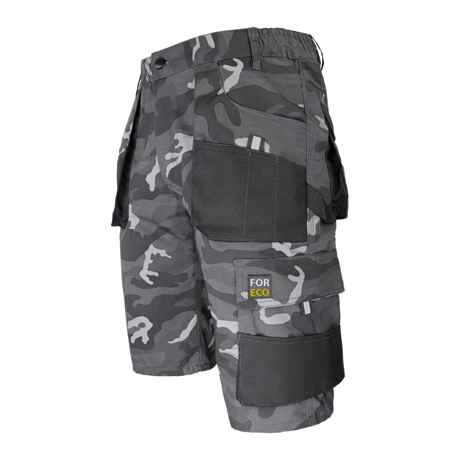 FOR MAN CAMO - Munkavédelmi rövidnadrág, terepmintás OUTLET