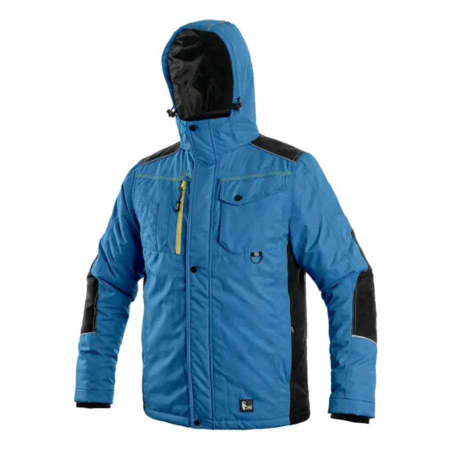 CXS Baltimore - Téli Munkavédelmi Kabát, vízálló-szélálló, kék OUTLET, 4XL-es méret