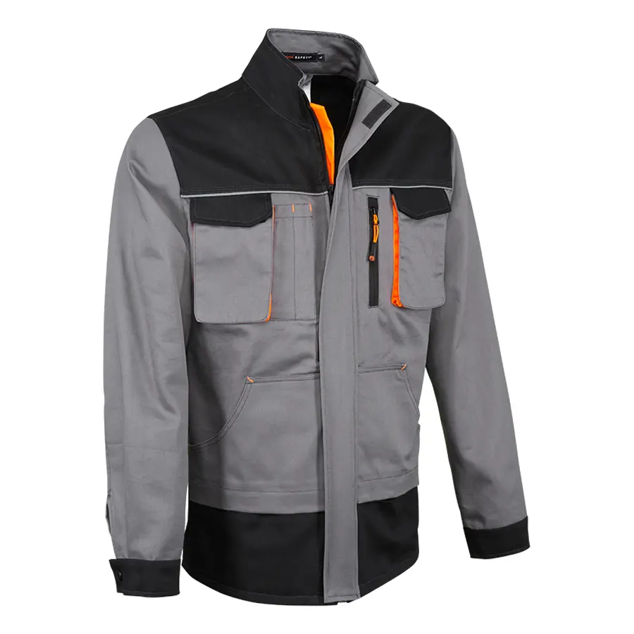 Comfort-JT-S Munkaruha - Munkavédelmi Kabát, szürke/fekete/narancs
