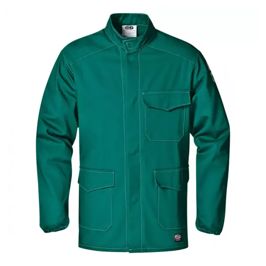 SSY Lángálló Munkavédelmi kabát, zöld