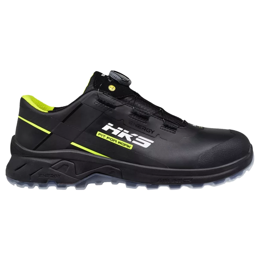 HKS Energy Airguard Neon Black Boa, fekete/neon (S3L, ESD)