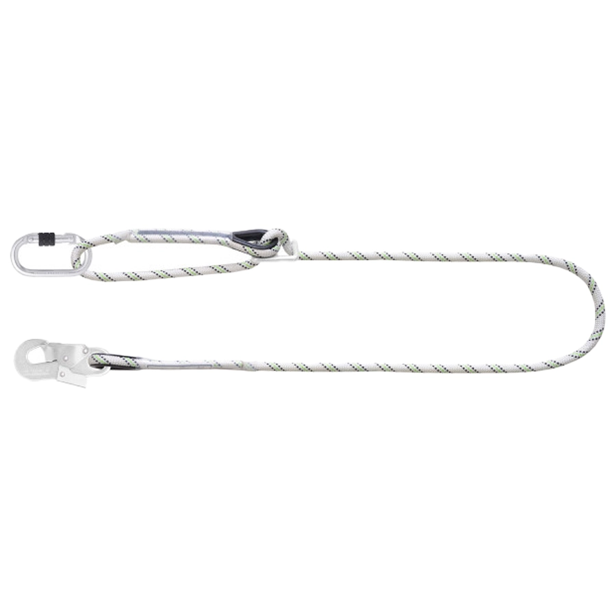 KRATOS - 2 m hosszú rögzítőpánt +munkapozícionáló, +2 csavaros acélkarabiner