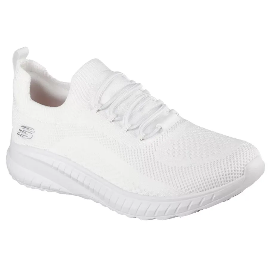 Skechers Squad Chaos SR Női Fűző nélküli Munkacipő (OB, SR), fehér