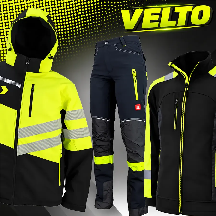 VELTO Téli Munkaruha szett - Téli kabát + téli derekas munkásnadrág + polár kabát