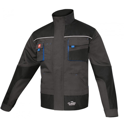 CLASSIC Maximus Munkavédelmi Kabát, szürke/fekete