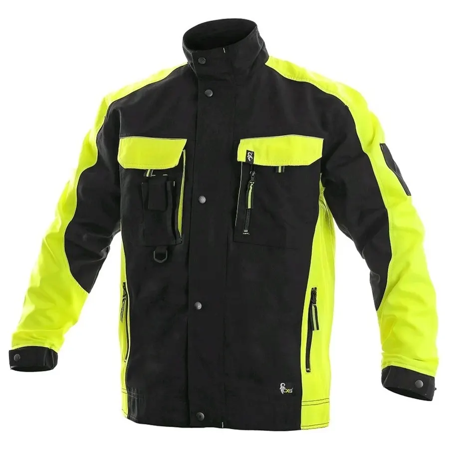 CXS Sirius Brighton - Téli Munkavédelmi Kabát, neon sárga/fekete