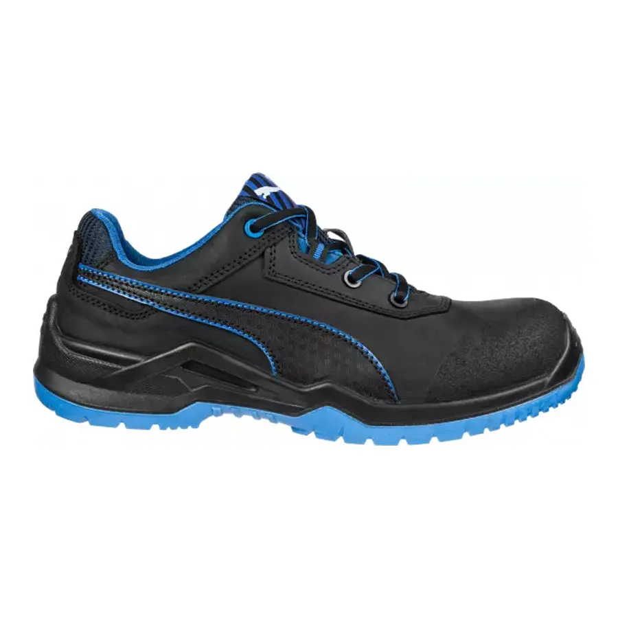 PUMA Argon Blue Munkavédelmi cipő, velúr (S3, SRC, ESD) 