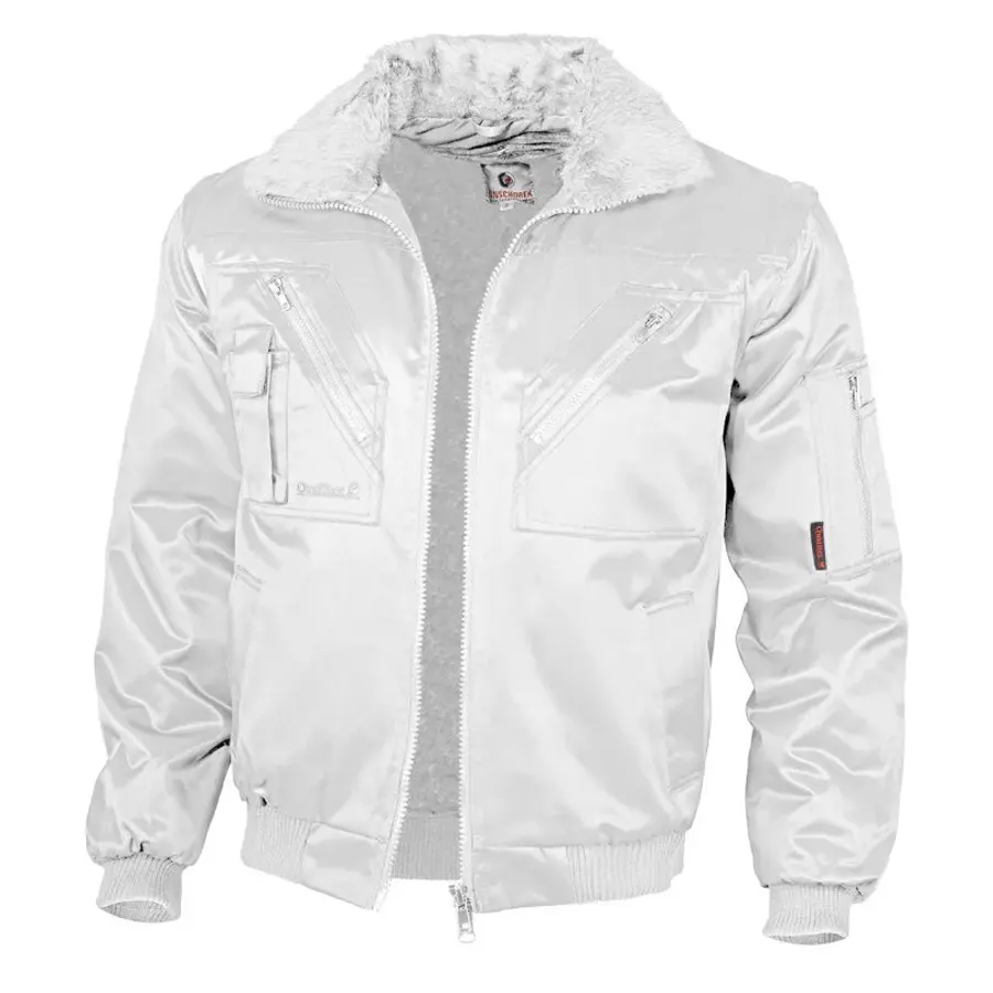 1000 Téli Pilóta Dzseki, fehér - levehető ujjakkal