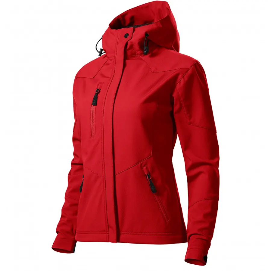 Malfini Női Softshell kabát, piros, szélálló-vízálló
