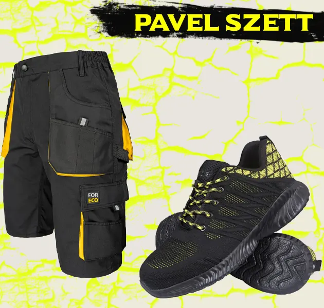 Pavel SZETT - Munkavédelmi cipő (S1) + Rövidnadrág