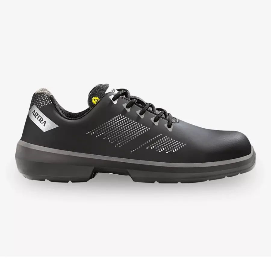 Artra Arior ESD Munkavédelmi cipő, vízálló (S3, SRC, ESD), fekete/ezüst