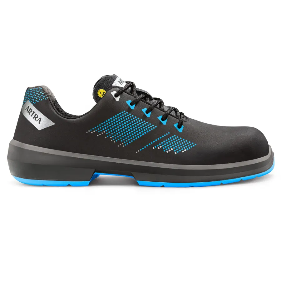 Artra Arior ESD Munkavédelmi cipő, vízálló (S3, SRC, ESD), fekete/kék