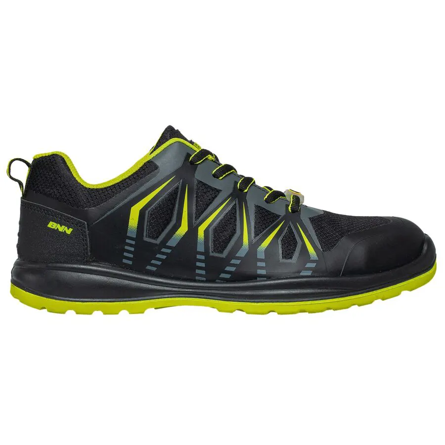 BENNON Spiker ESD Munkavédelmi Cipő (S3, SRC, ESD), fekete/sárga
