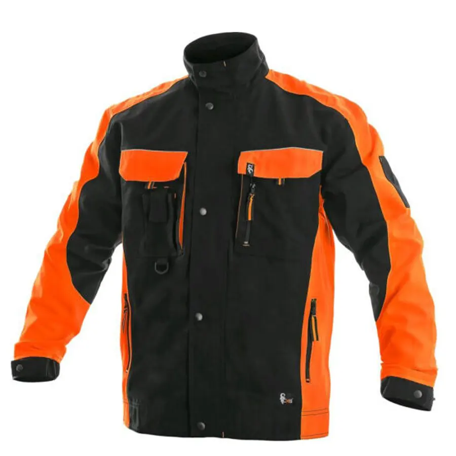 CXS Sirius Brighton - Munkavédelmi Kabát, fekete/narancs