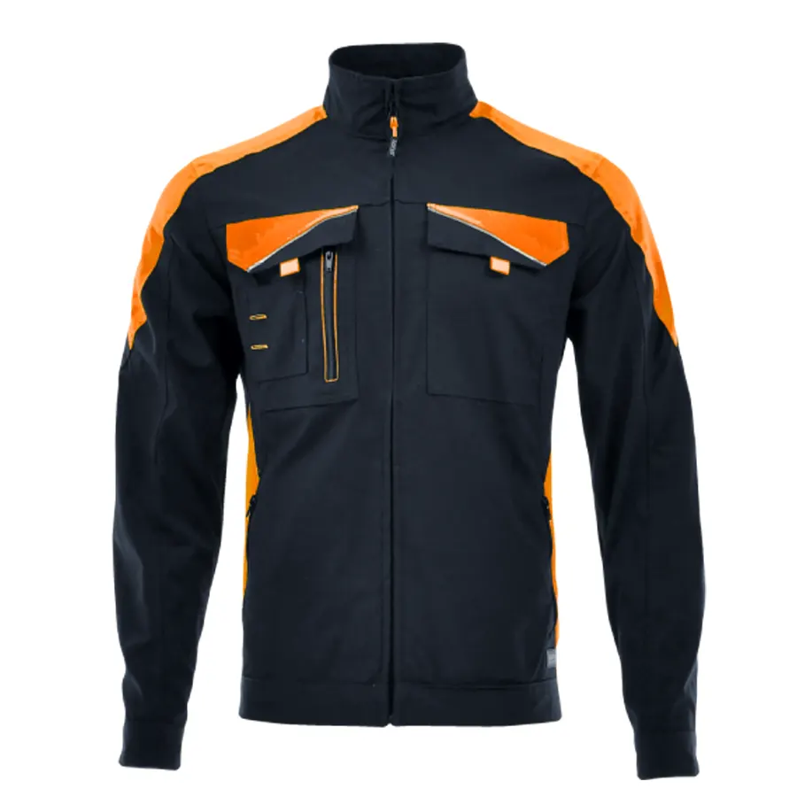 NeoFlexi Munkaruha - Sztreccs Munkavédelmi kabát, narancssárga/fekete