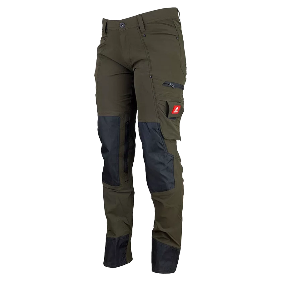 Outdoor Derekas munkásnadrág - zöld/fekete