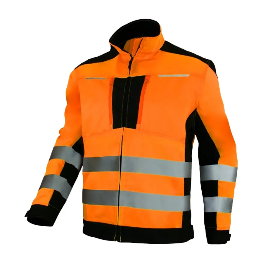Flash Orange Munkavélemi kabát, fekete/narancssárga