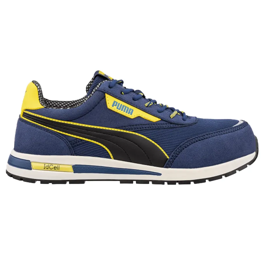 PUMA Rieder Blue Low Munkavédelmi cipő (SB, E, PS, FO, HRO, SR)