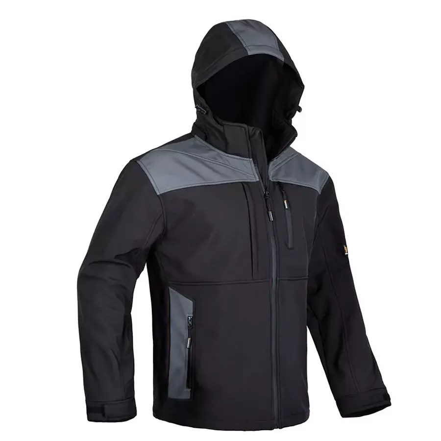 Procera Voyager Téli Softshell Munkáskabát, Szürke/Fekete