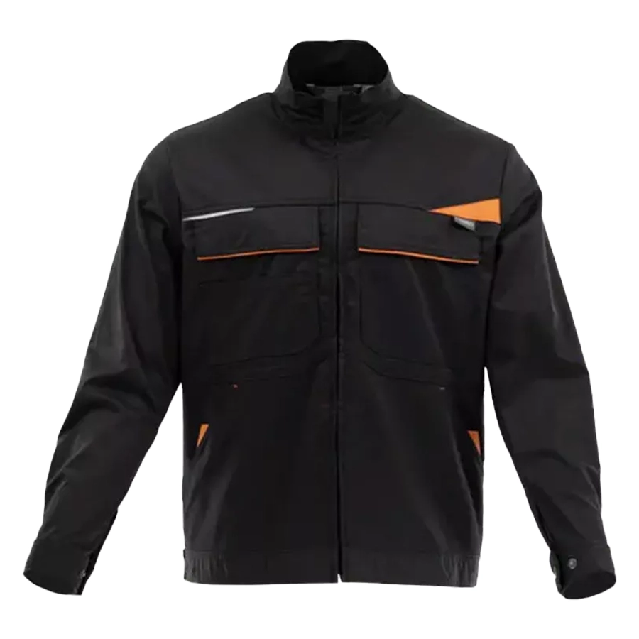 SARA King Flex Munkaruha - Munkavédelmi kabát, szürke/narancs 