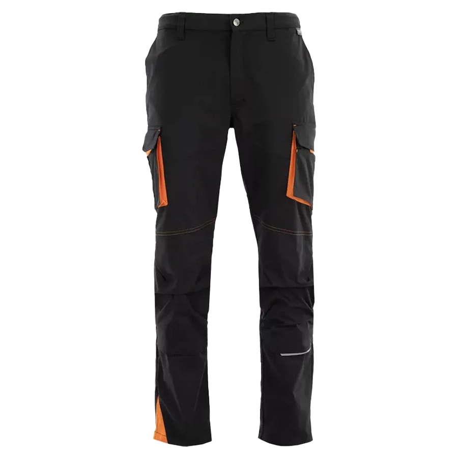 SARA King Flex Munkaruha - Munkásnadrág, szürke/narancs