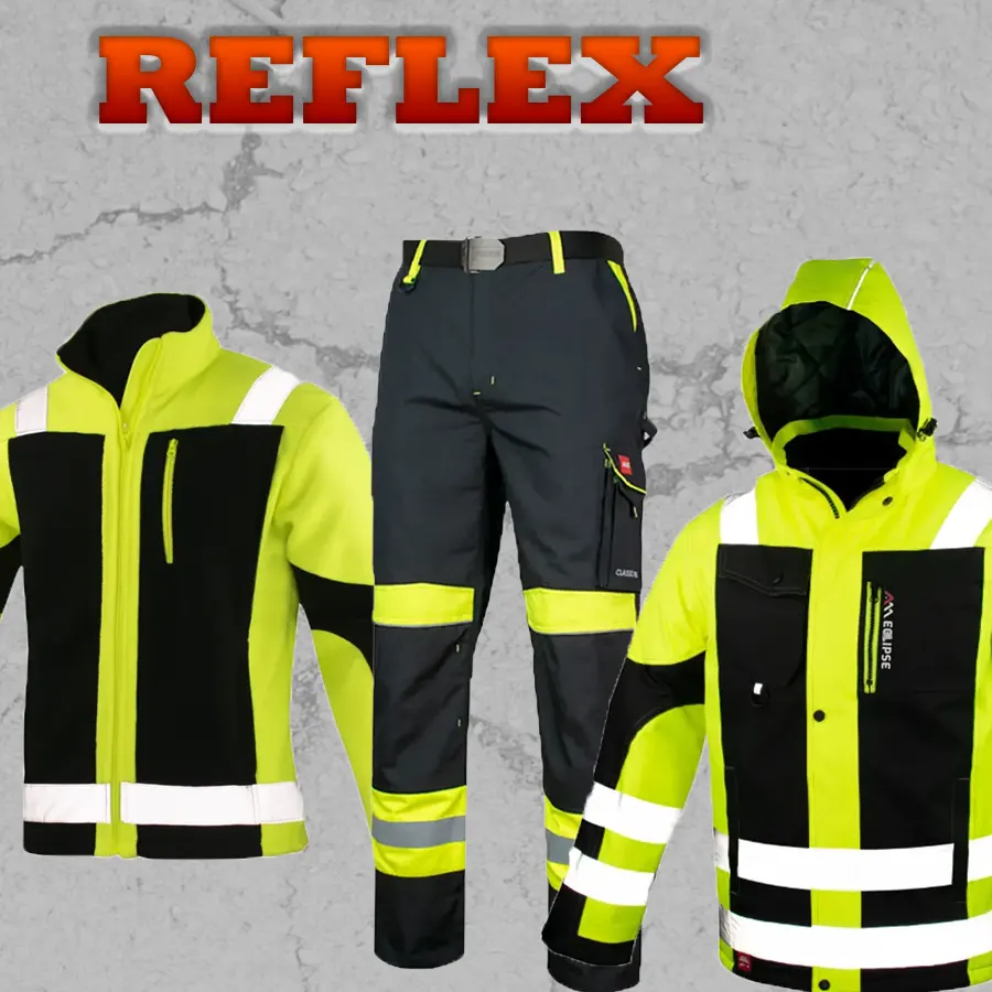 Reflex Munkaruha szett - Derekas munkásnadrág + polár kabát + téli kabát