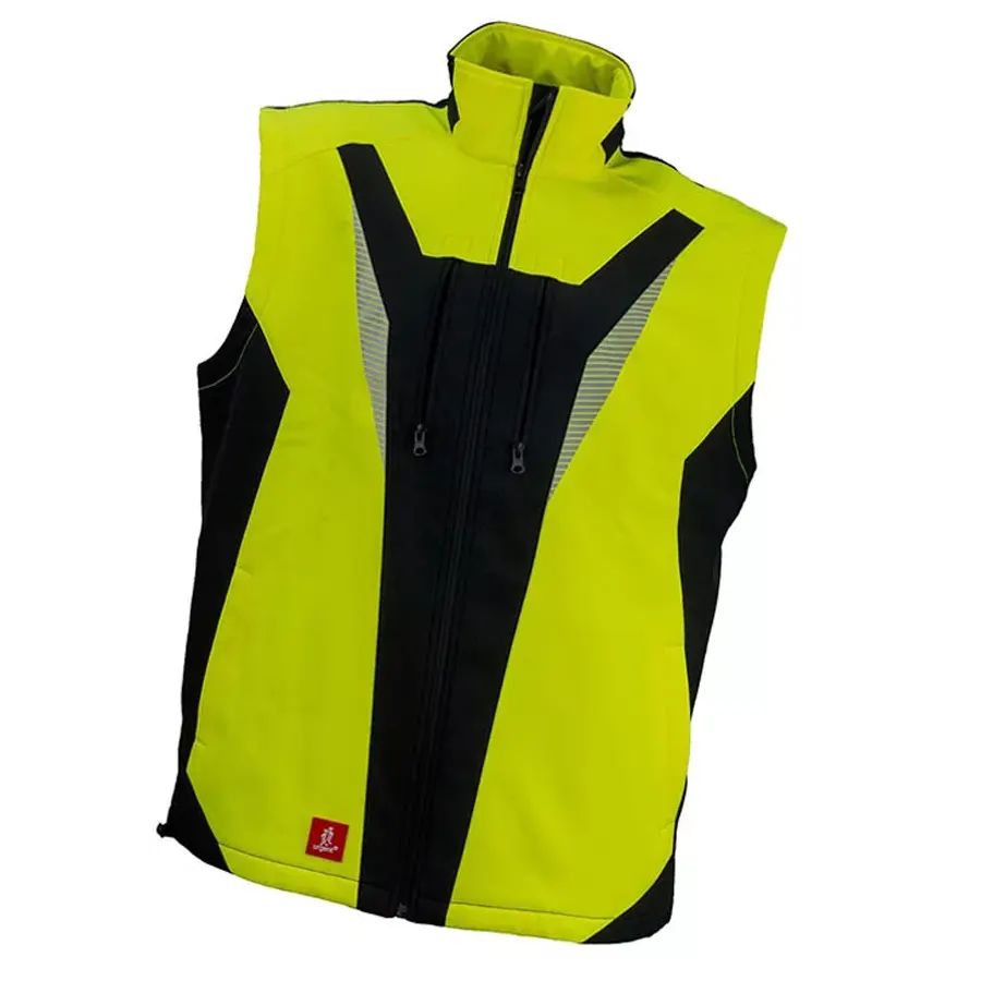 823 - Softshell Láthatósági Mellény, sárga