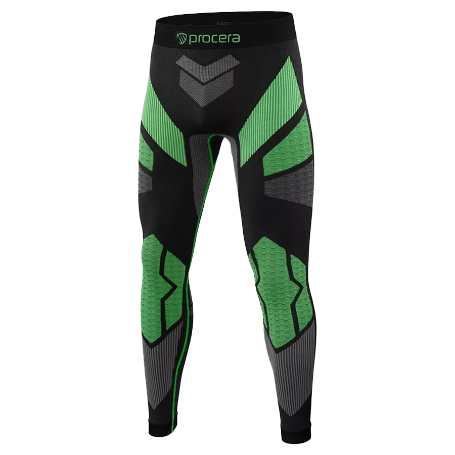 Iceland Termoaktív aláöltözet alsó, fekete/zöld