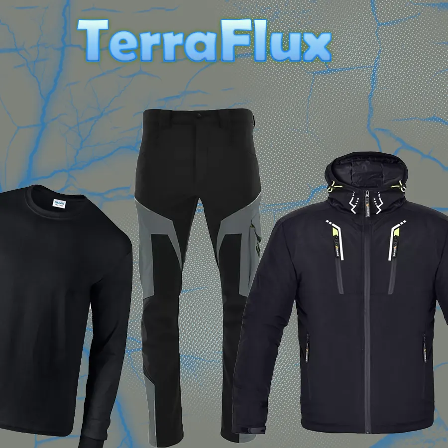 TerraFlux Munkaruha szett - Téli kabát + Téli nadrág + póló