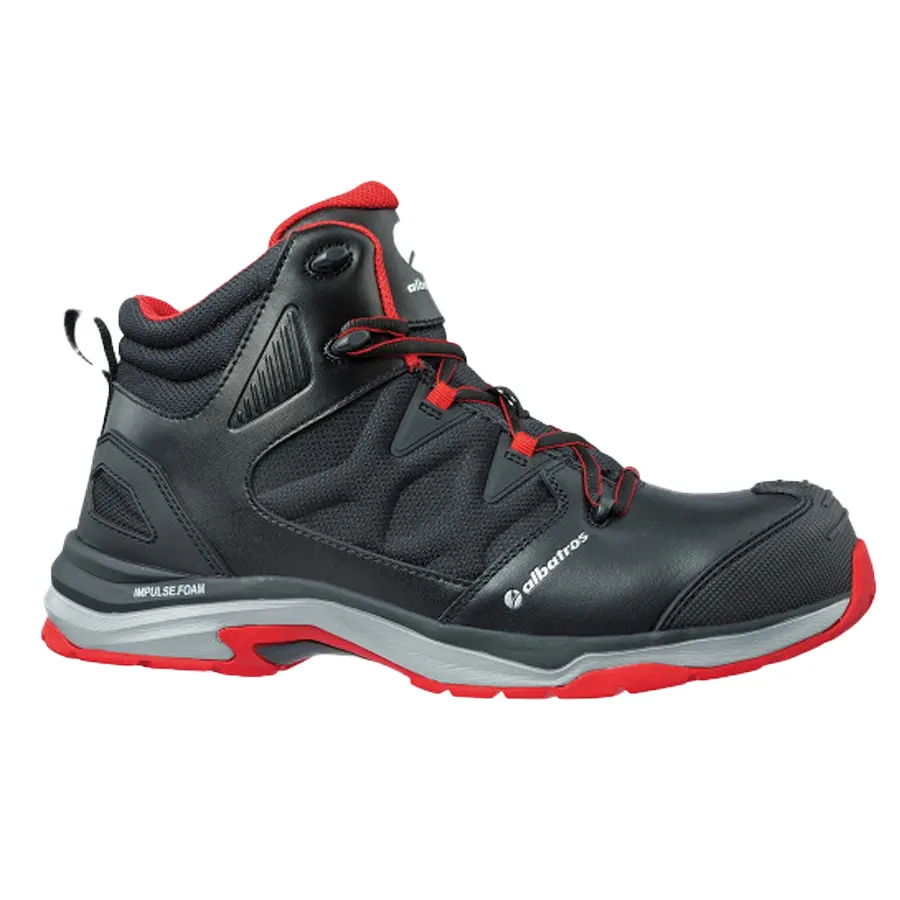 ALBATROS Ultratrail Black ESD Munkavédelmi bakancs (S3 ESD HRO SRC) 