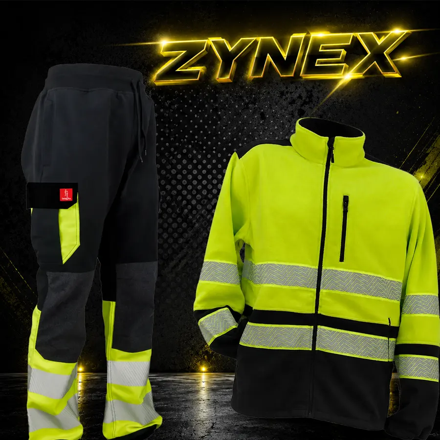 ZYNEX Munkaruha szett - Kantáros munkásnadrág + téli kabát + pulóver